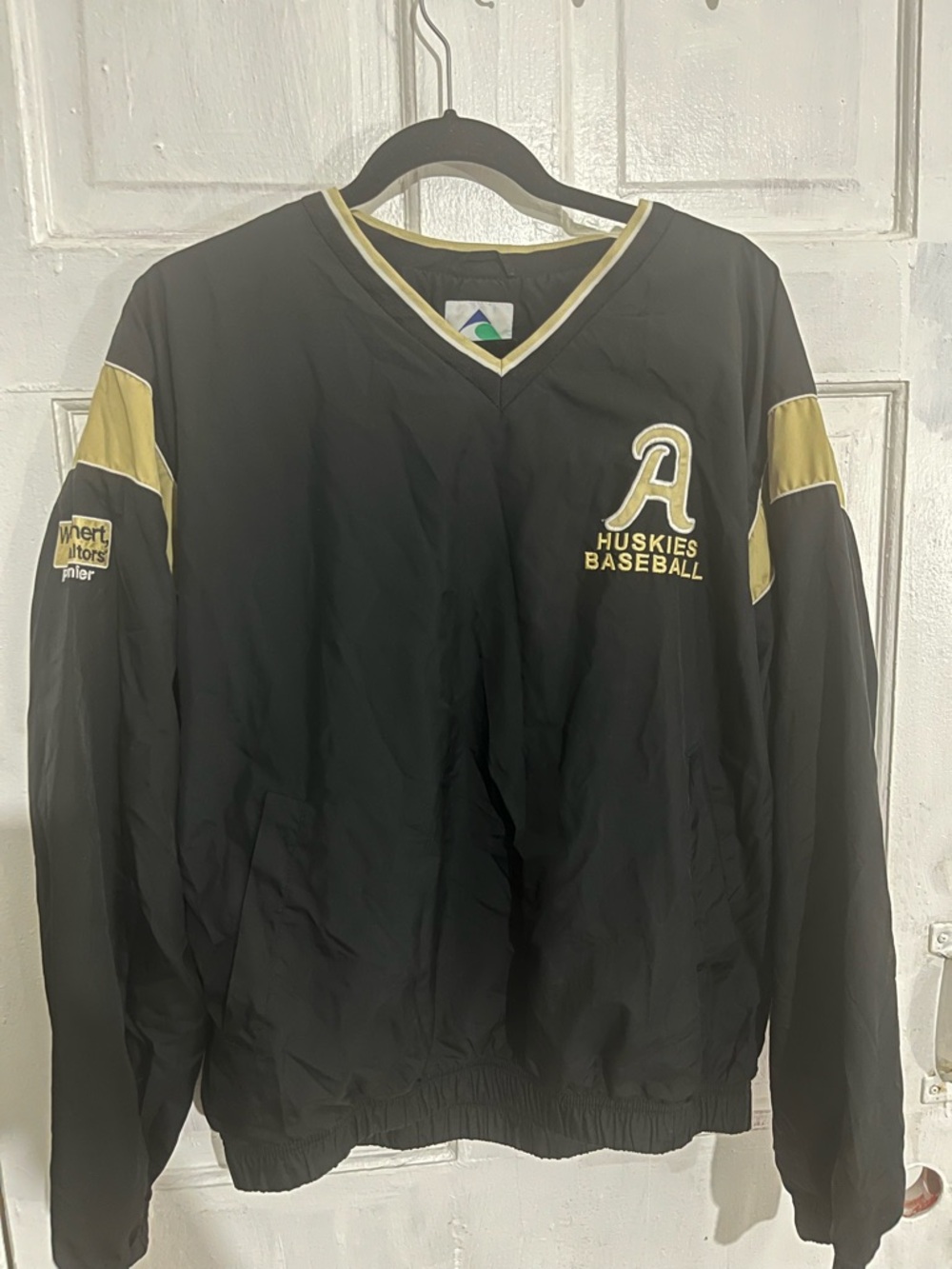 Augusta Sportswear Black Jacket with Gold and White Trim